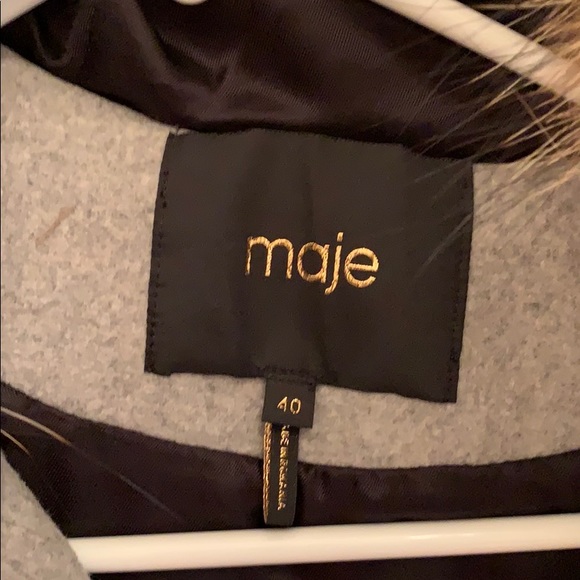 Maje Hooded Coat - BRAND NEW - Picture 2 of 4